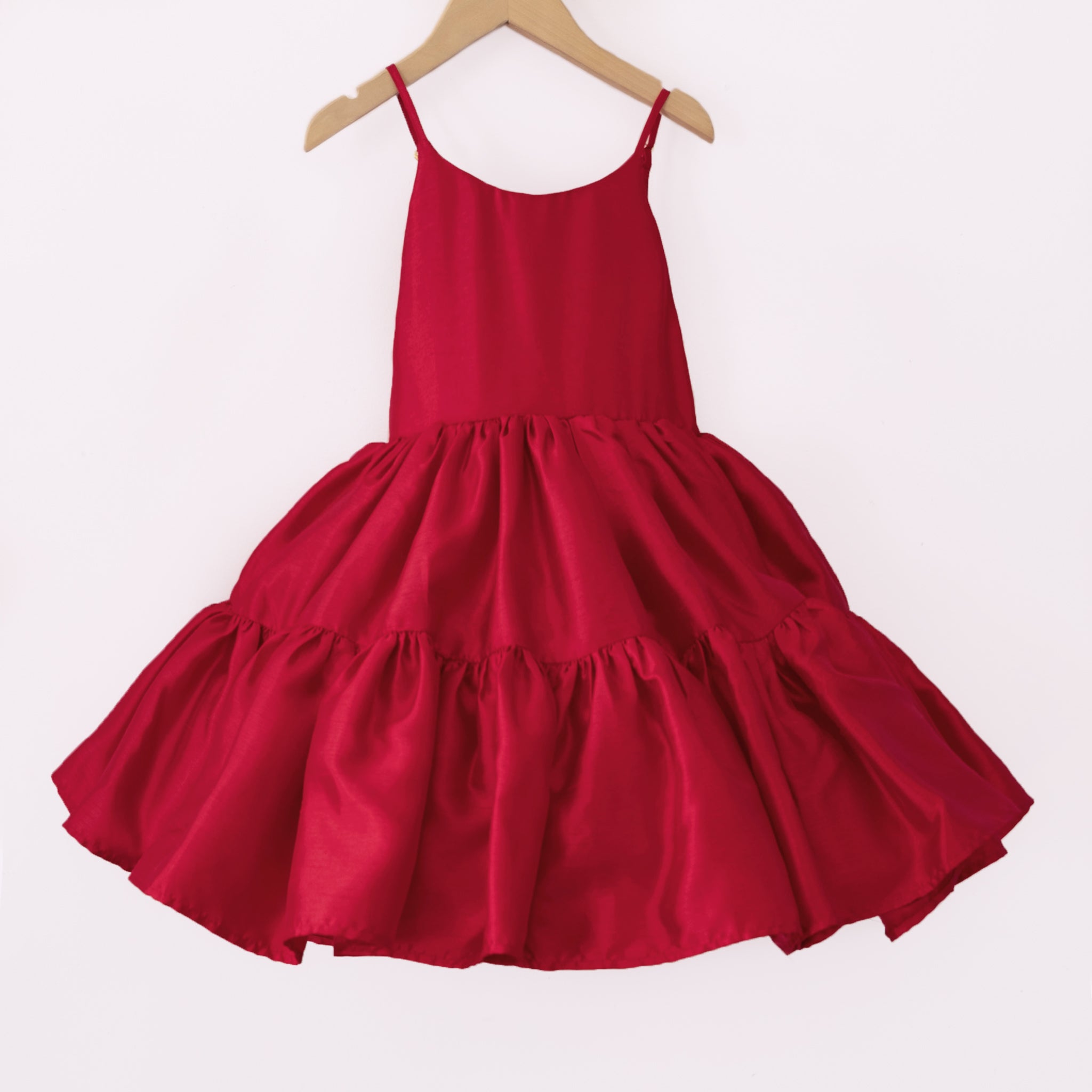 Holiday Tiered Shortie in Red – Pleiades Designs