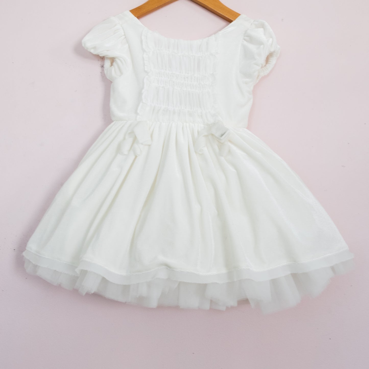 
                  
                    NEW style rouched bodice Vivian ivory sample - 2T
                  
                
