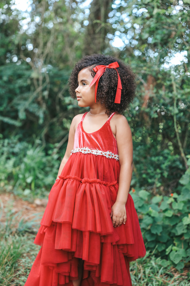 
                  
                    Be The Light Tulle in Crimson
                  
                