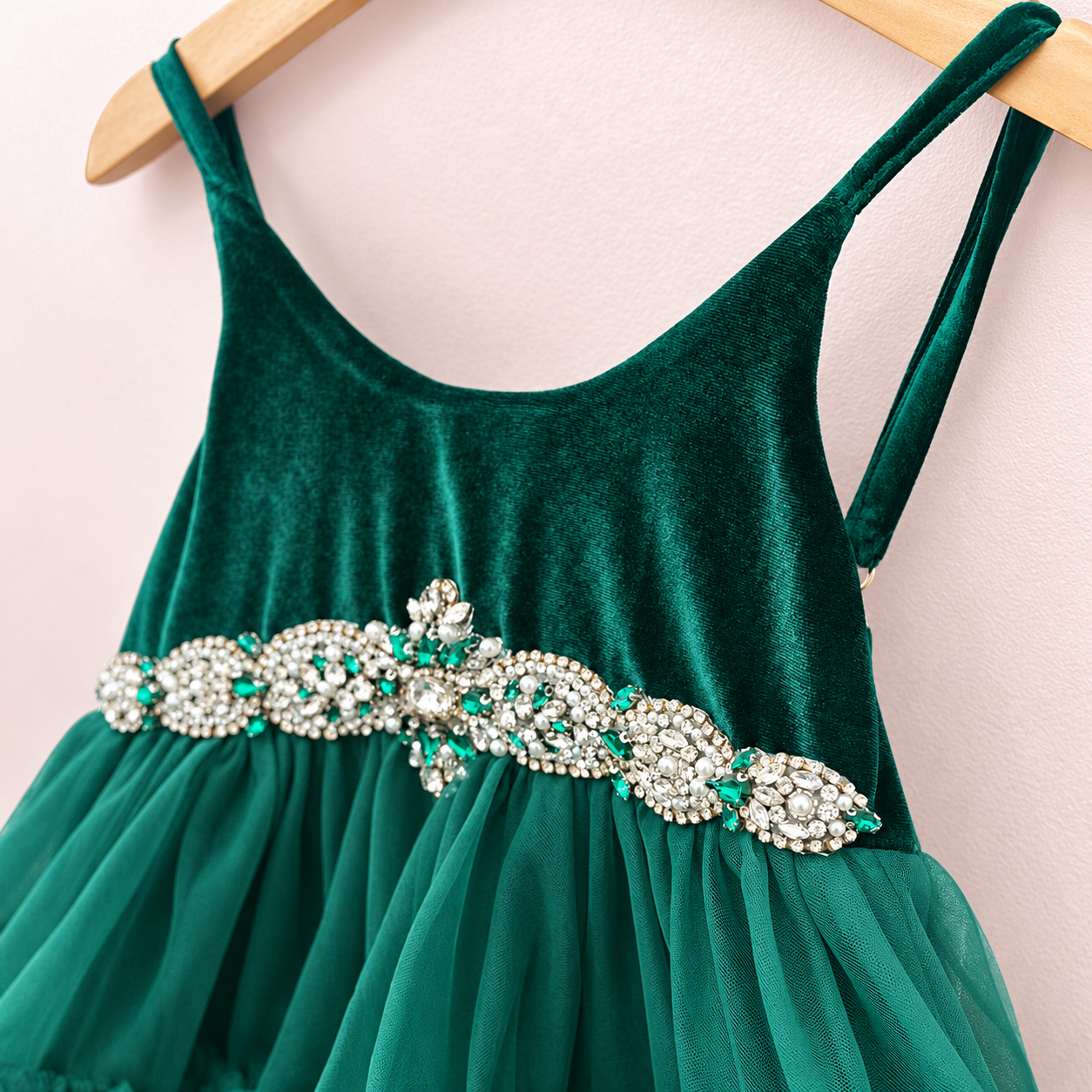 
                  
                    Be the Light Tulle in Evergreen
                  
                