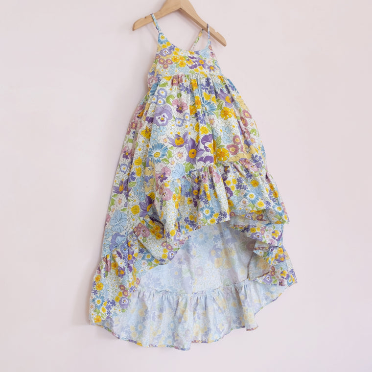 Petals & Pansies Ruffle Hem Windsong - Pleiades x Madly Wish