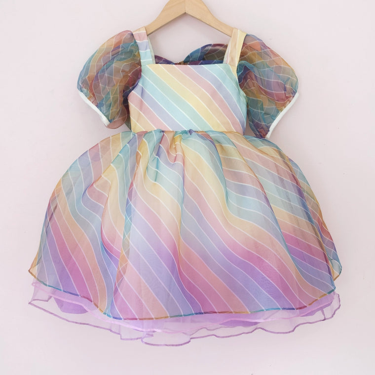 Candy Rainbow Dip Dyed Chloe - Material Flaw