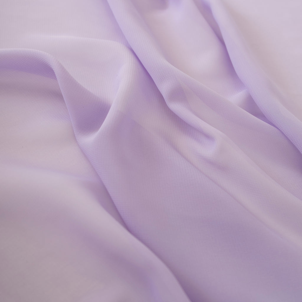 Pastel Purple Chiffon Fabric