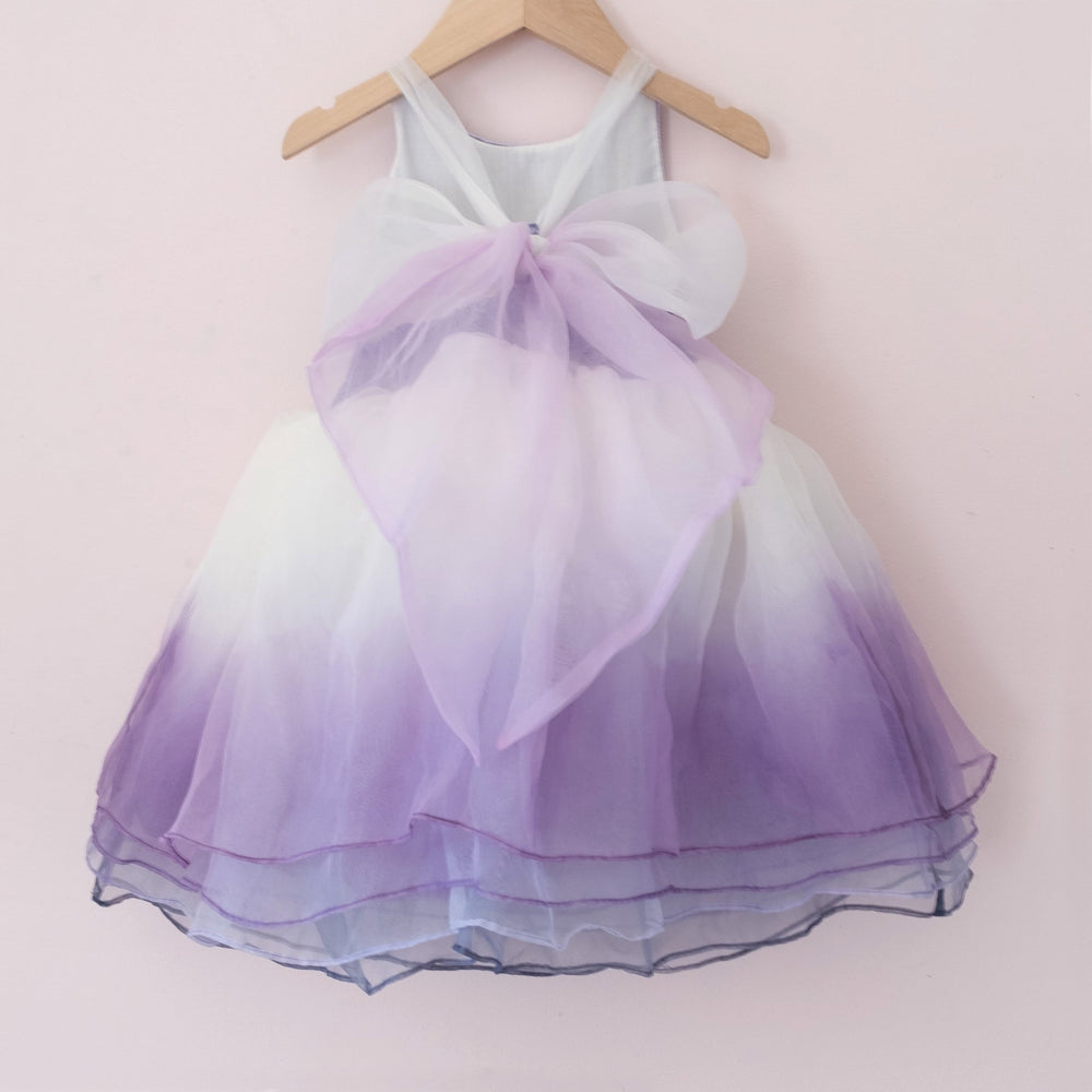 
                  
                    Violet Dip Dyed Organza Shortie - Material Flaw
                  
                