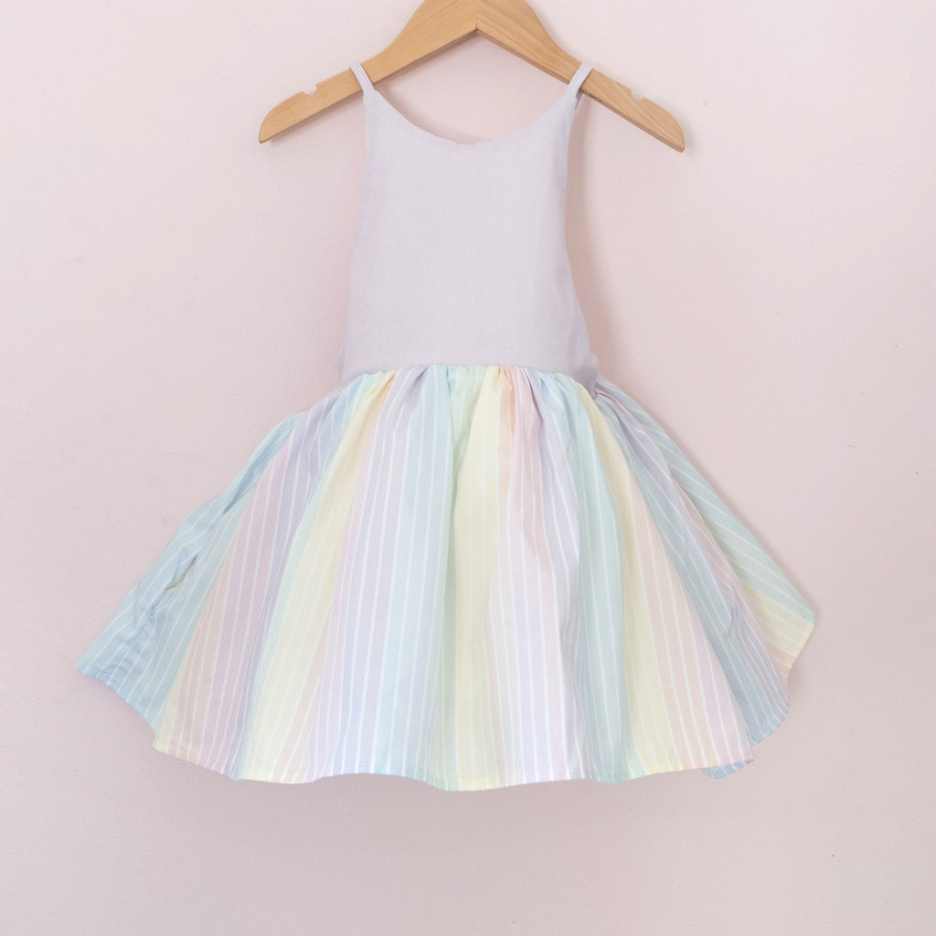 Lilac Dreamy Rainbow Shortie - Material Flaw