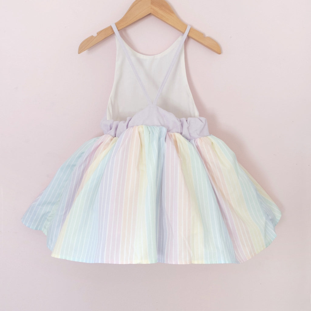 Lilac Dreamy Rainbow Shortie - Material Flaw