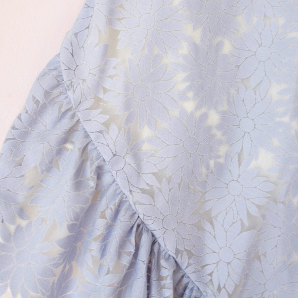Blue Daisy Ruffle Dress