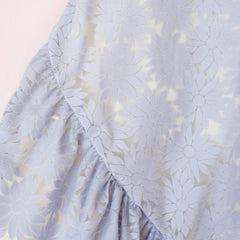 Blue Daisy Ruffle Dress