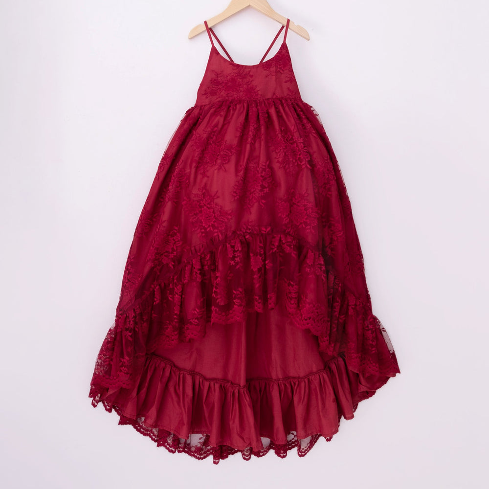 
                  
                    Holly Lace Ruffle Dress - Material Flaw
                  
                