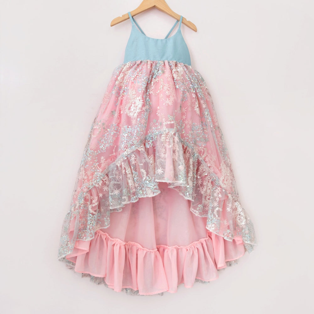 
                  
                    Starry Sequin Ruffle Dress - Material Flaw
                  
                