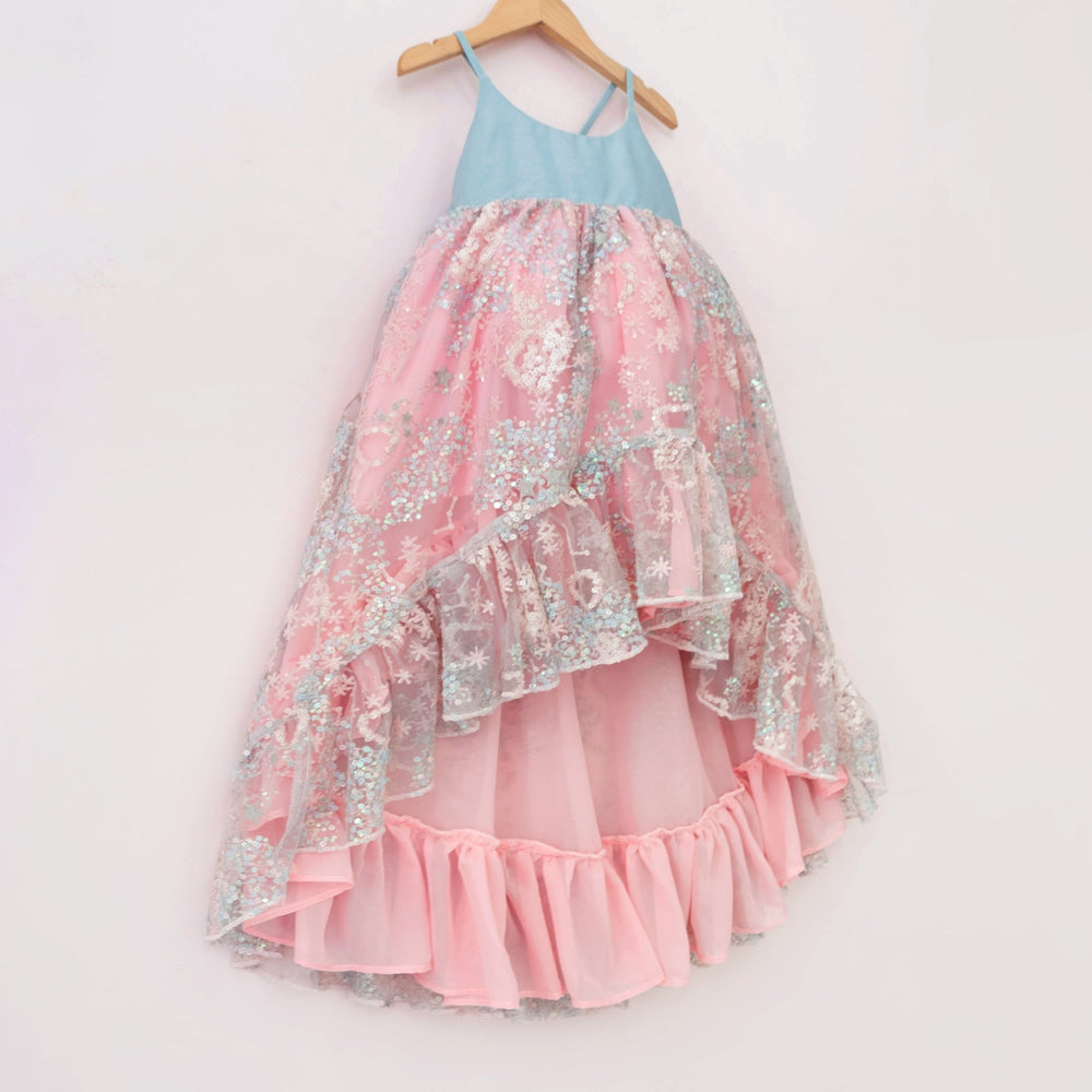 
                  
                    Starry Sequin Ruffle Dress - Material Flaw
                  
                