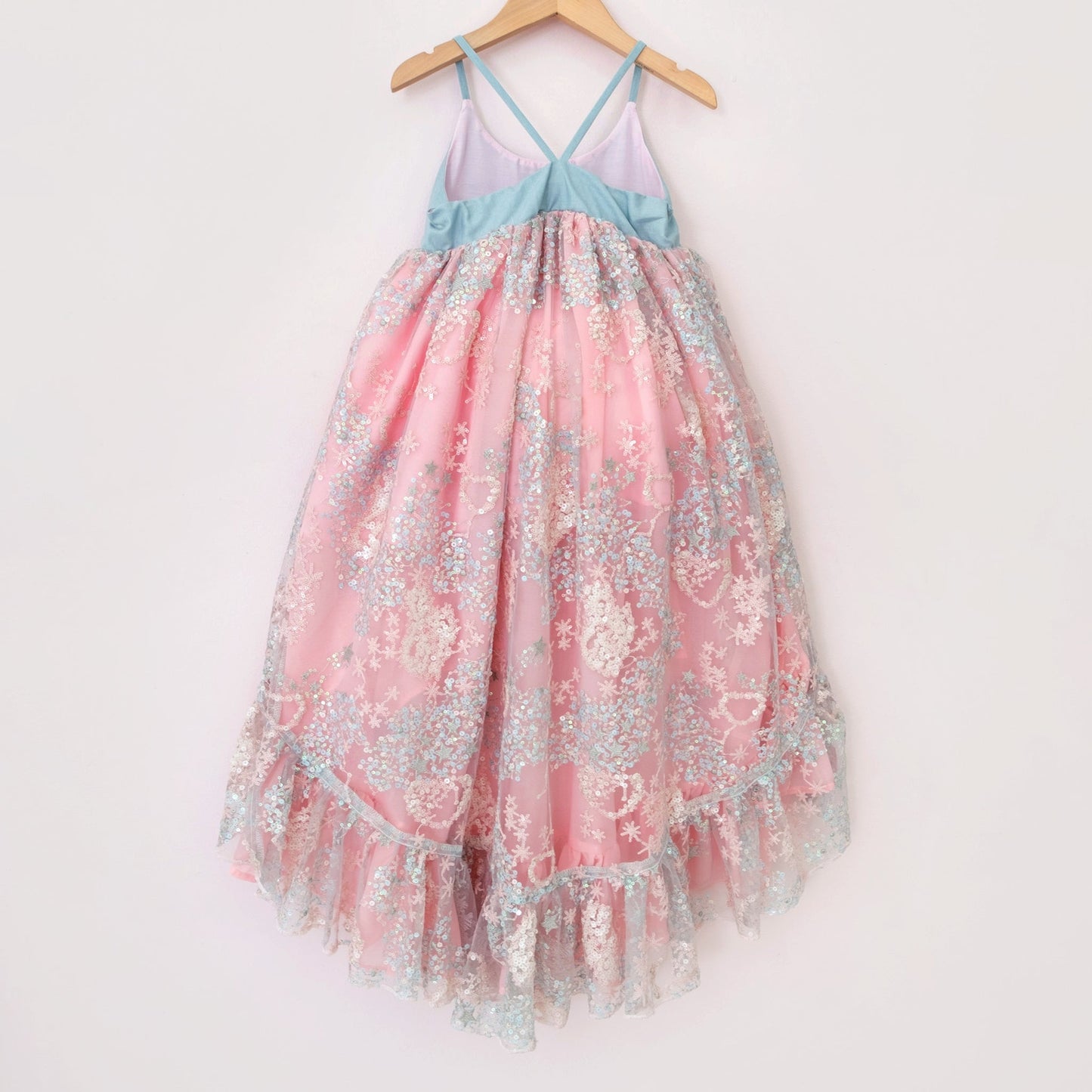 
                  
                    Starry Sequin Ruffle Dress - Material Flaw
                  
                