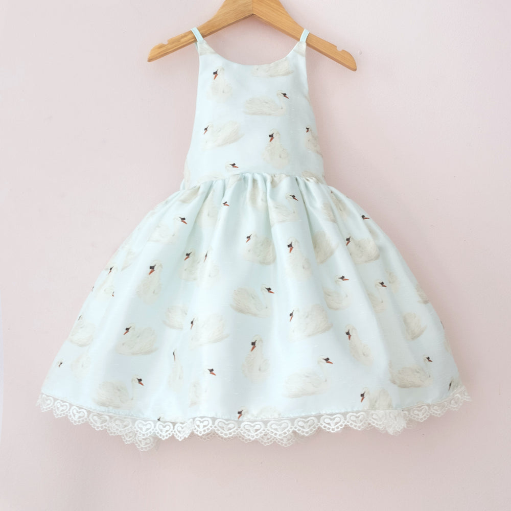 Swans A-Swimming Shortie - Heart Lace