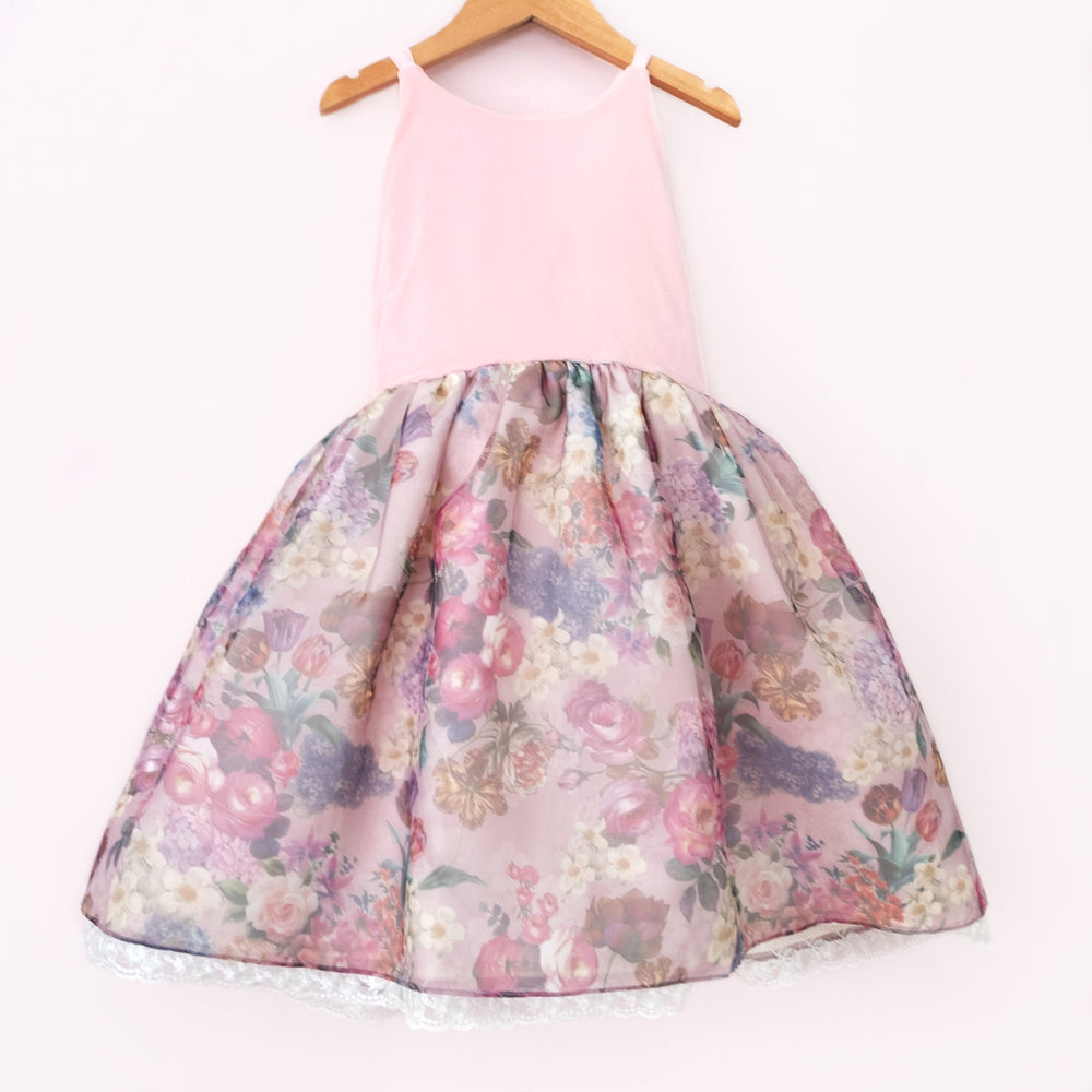 
                  
                    Pink Wildflower Bow Back Shortie
                  
                