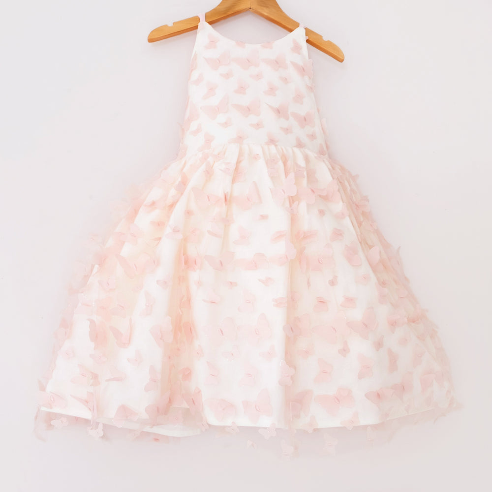 
                  
                    Pink Butterfly Bow Back Shortie
                  
                