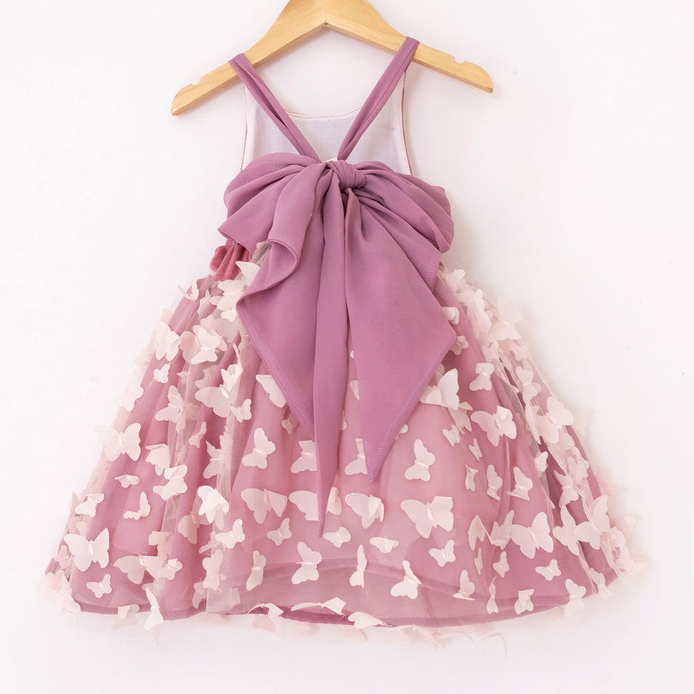 
                  
                    Mauve Butterfly Bow Back Shortie
                  
                