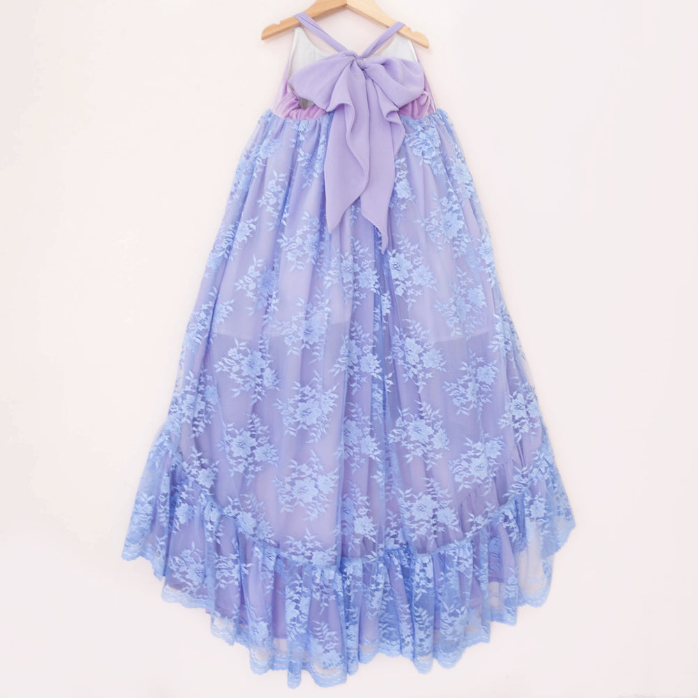 
                  
                    Periwinkle Lace Ruffle Dress
                  
                