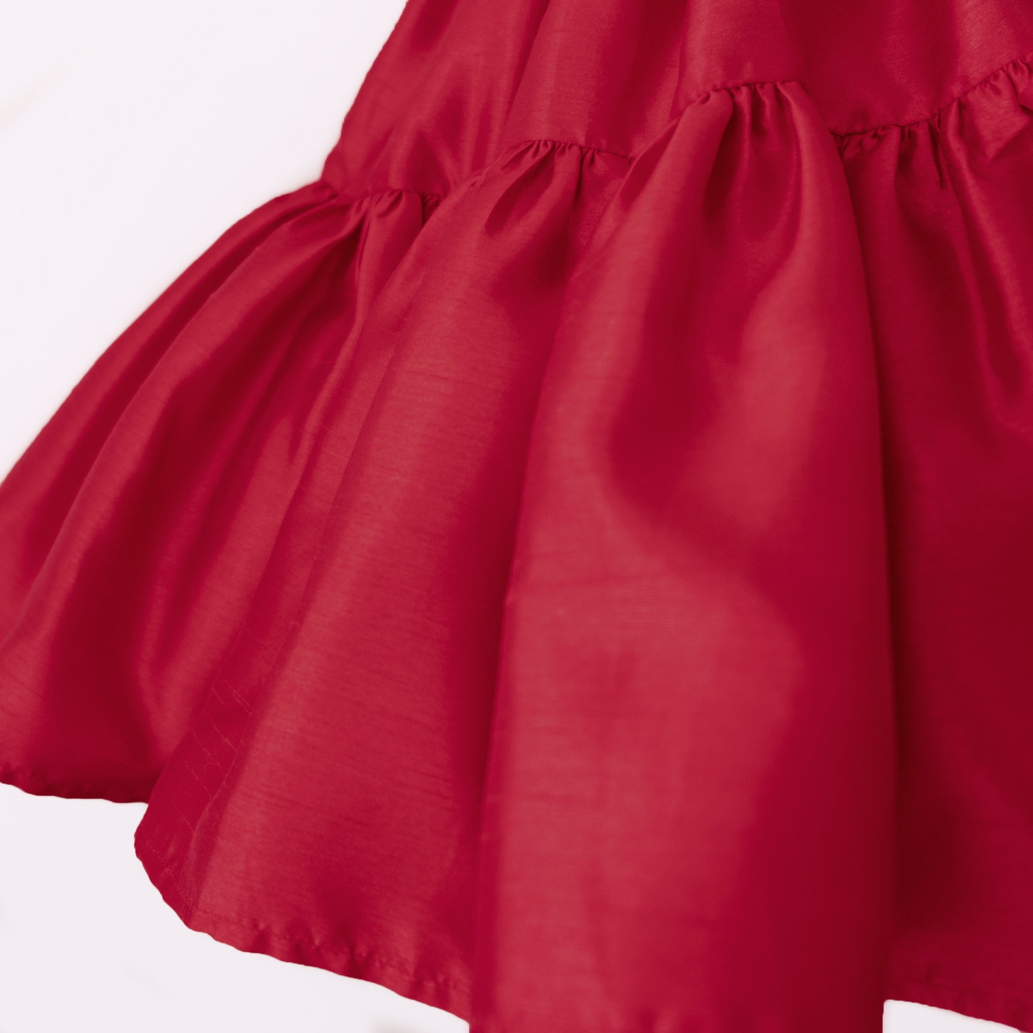Holiday Tiered Shortie in Red – Pleiades Designs