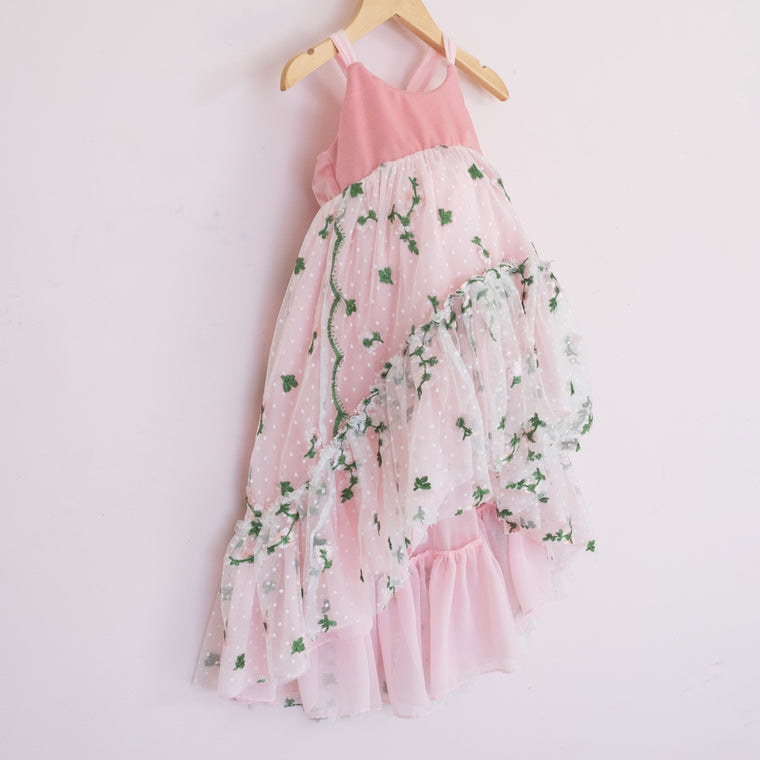 Rosebud Ruffle Dress - Material Flaw