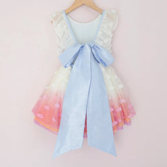 Sunset Cloud Unicorn Shortie - Material Flaw
