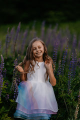 Minty Rainbow Organza Shortie