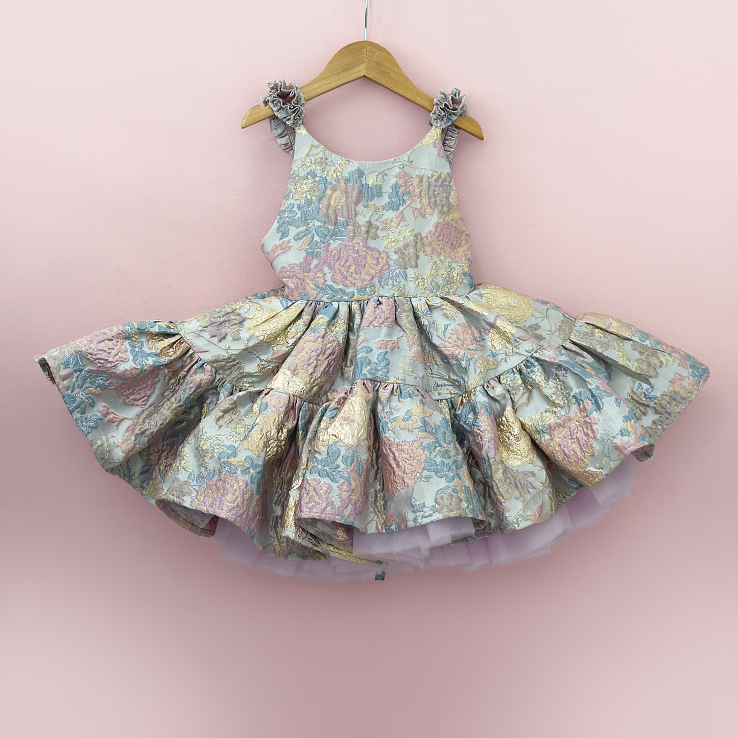 
                  
                    Holiday Tiered Shortie in Frosted Petals
                  
                