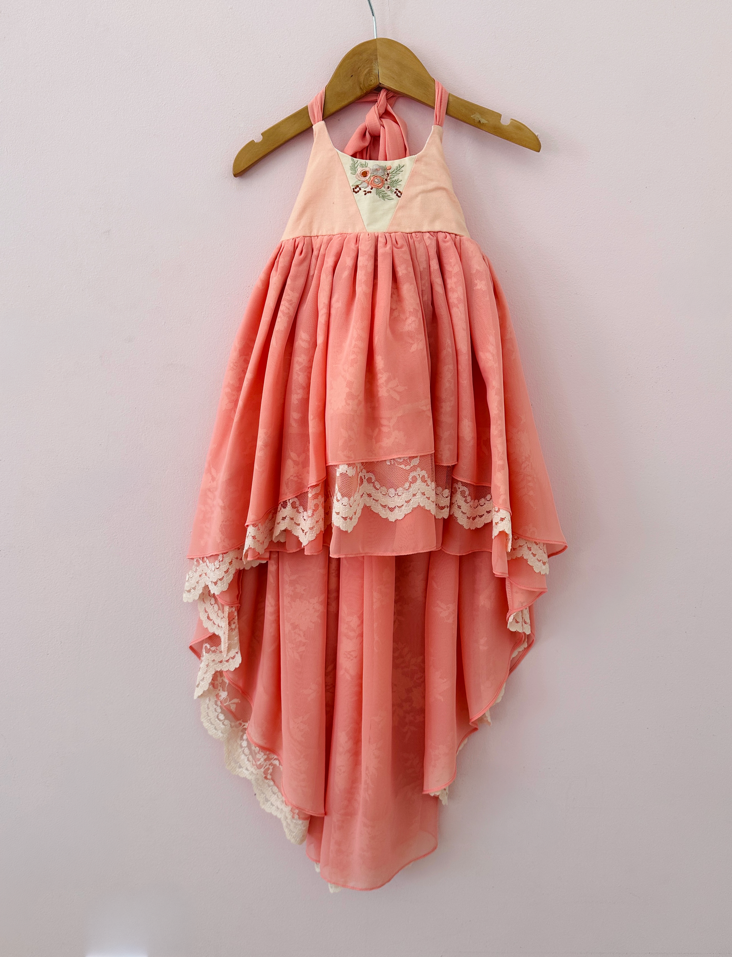 
                  
                    Eliza Peach Floral Sample - 2T
                  
                