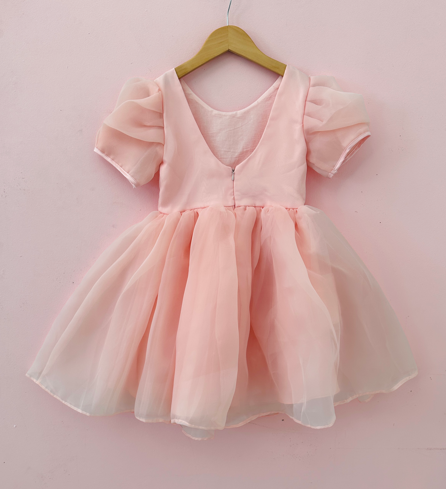 
                  
                    Pink Puff Sleeve Shortie Sample - 5Y
                  
                