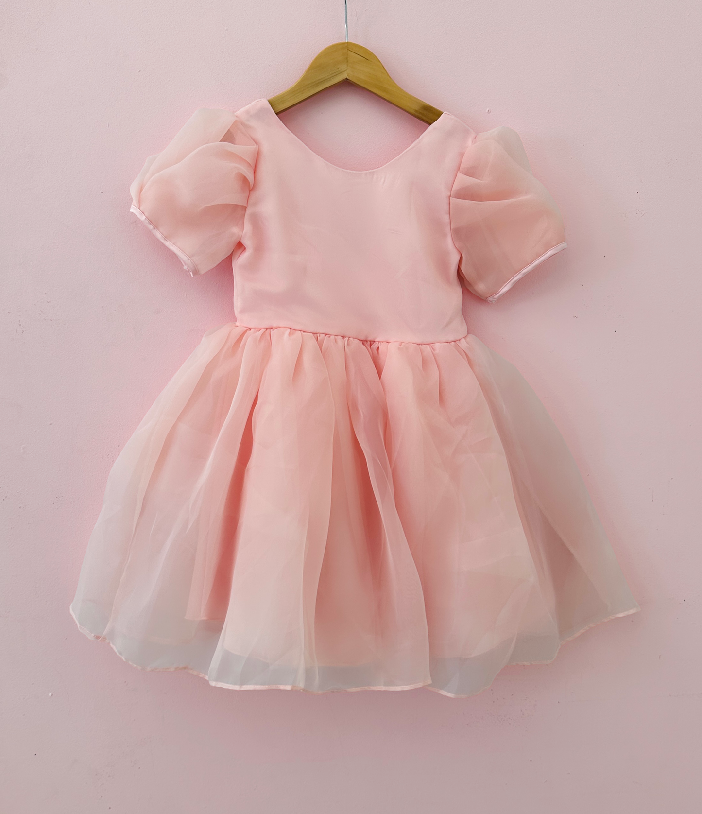 
                  
                    Pink Puff Sleeve Shortie Sample - 5Y
                  
                
