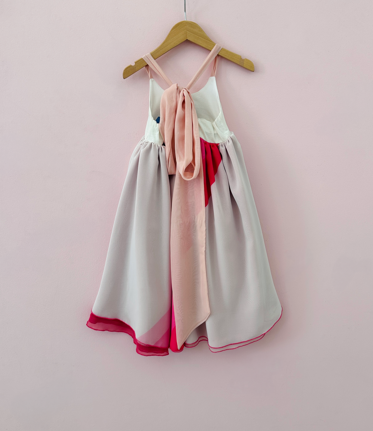 
                  
                    Pink Rainbow Chiffon Sample - 12/18 m
                  
                