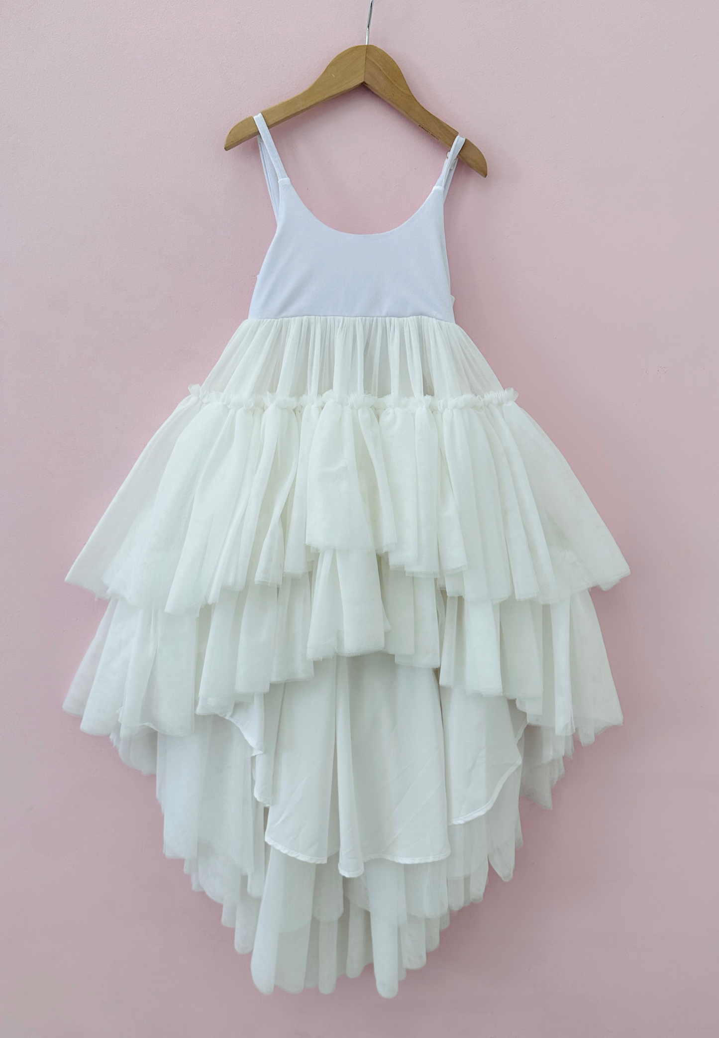 
                  
                    Tiered Tulle Windsong Ivory Sample -5Y
                  
                