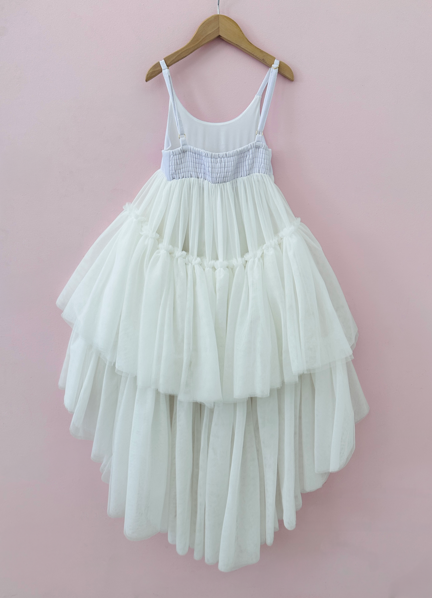
                  
                    Tiered Tulle Windsong Ivory Sample -5Y
                  
                