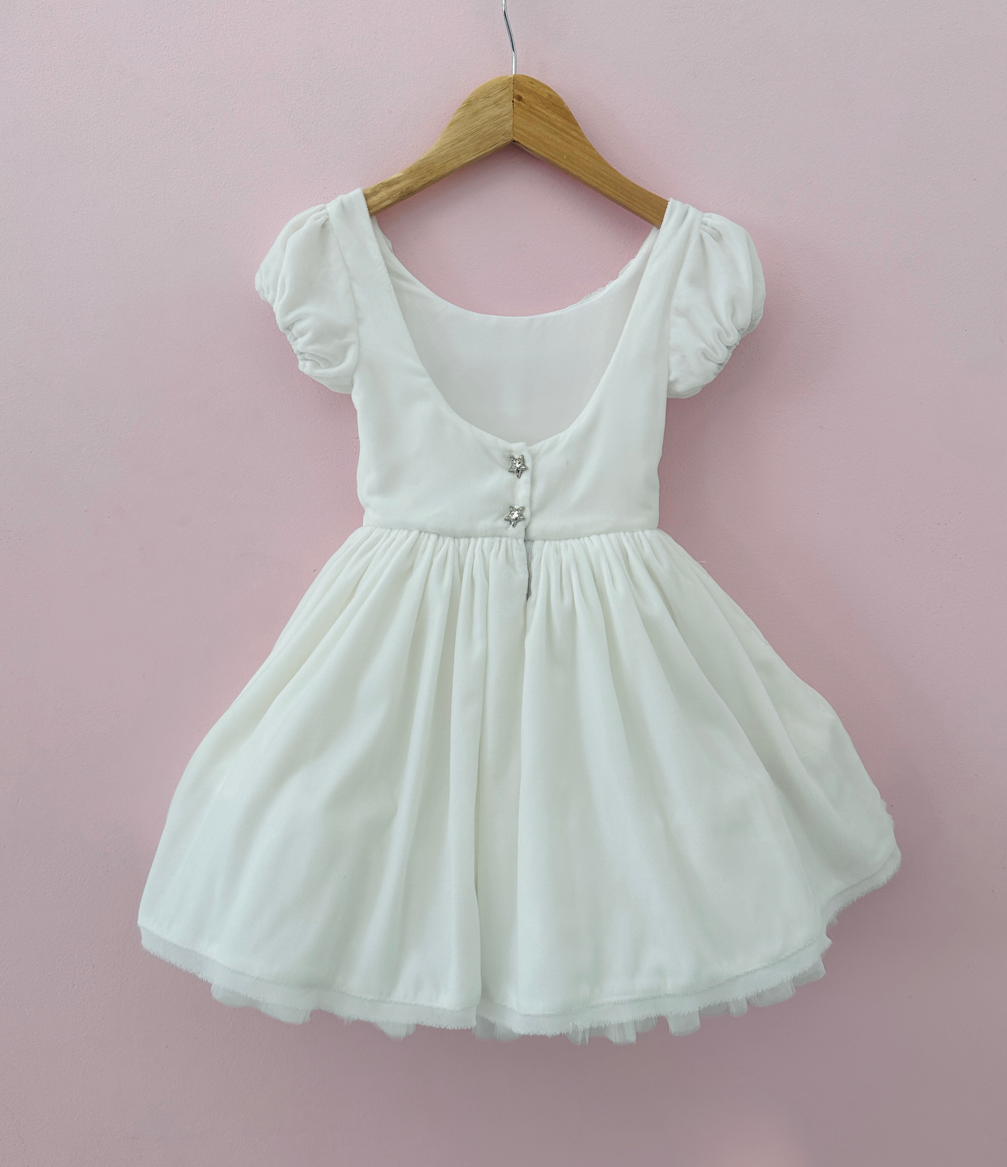 
                  
                    Rouched bodice Vivian ivory sample - 5Y
                  
                