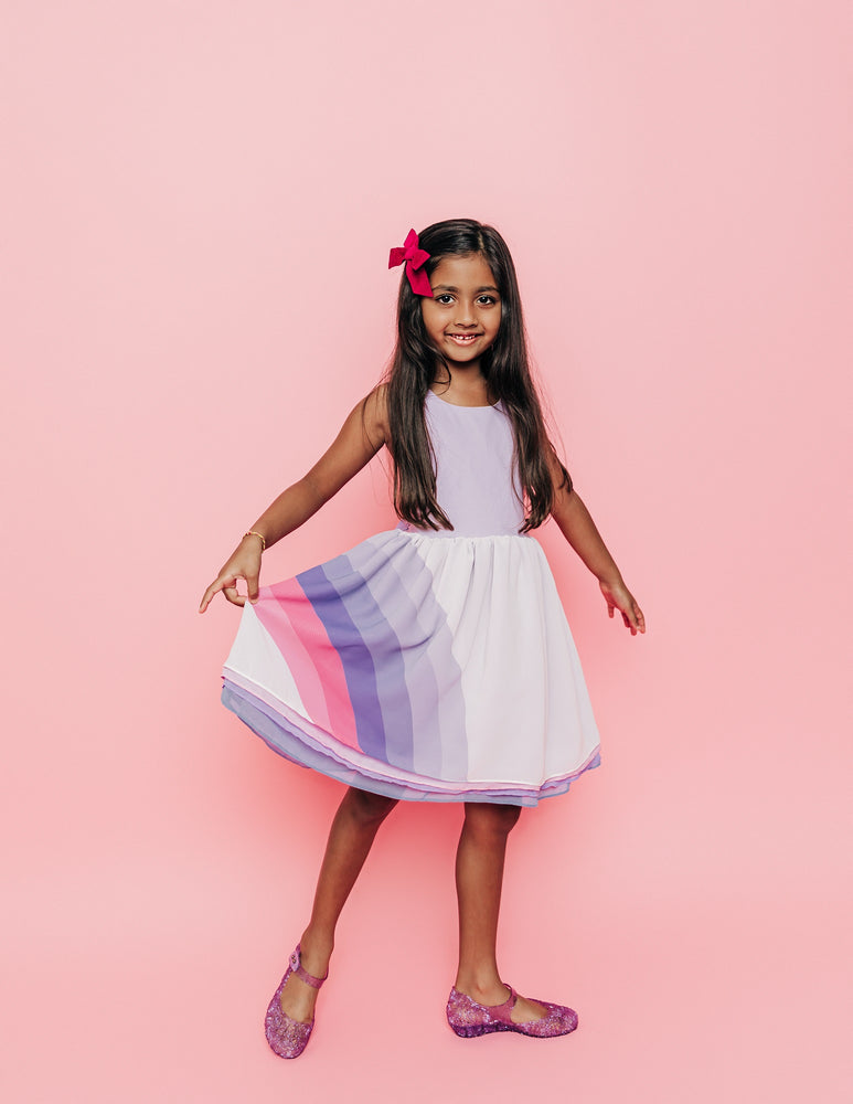 
                  
                    Purple Rainbow Chiffon Shortie
                  
                
