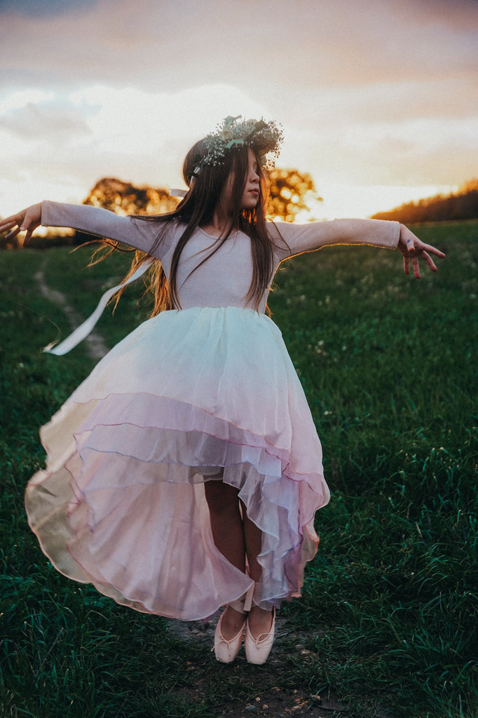 Dip Dyed Ballerina Charlie in Sugar Plum Pastel