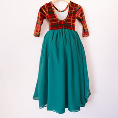 Mistletoe Green Dress- Material Flaw