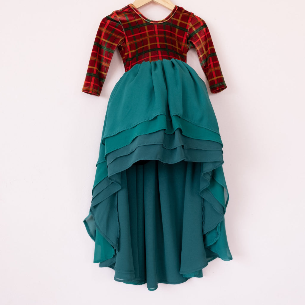 Mistletoe Green Dress- Material Flaw