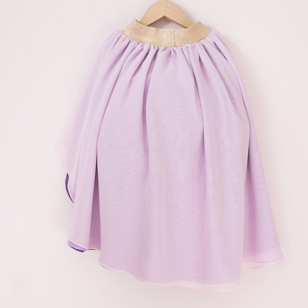Lavender Ombre Chiffon Skirt