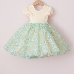 Sage Sequin Tulle