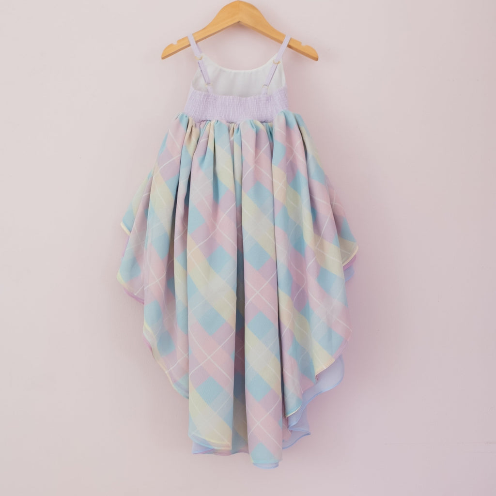 Spring Plaid Chiffon - Material Flaw