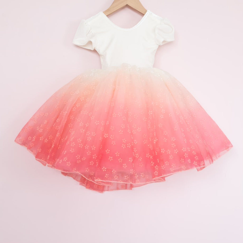 Dip Dyed Daisy Tulle