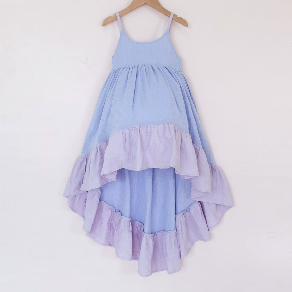 Periwinkle Ruffle Hem Windsong