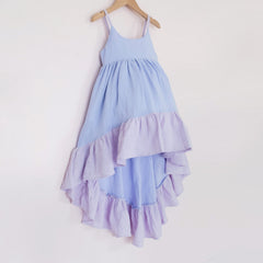 Periwinkle Ruffle Hem Windsong