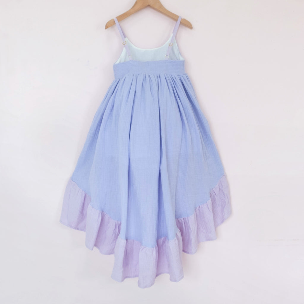 Periwinkle Ruffle Hem Windsong