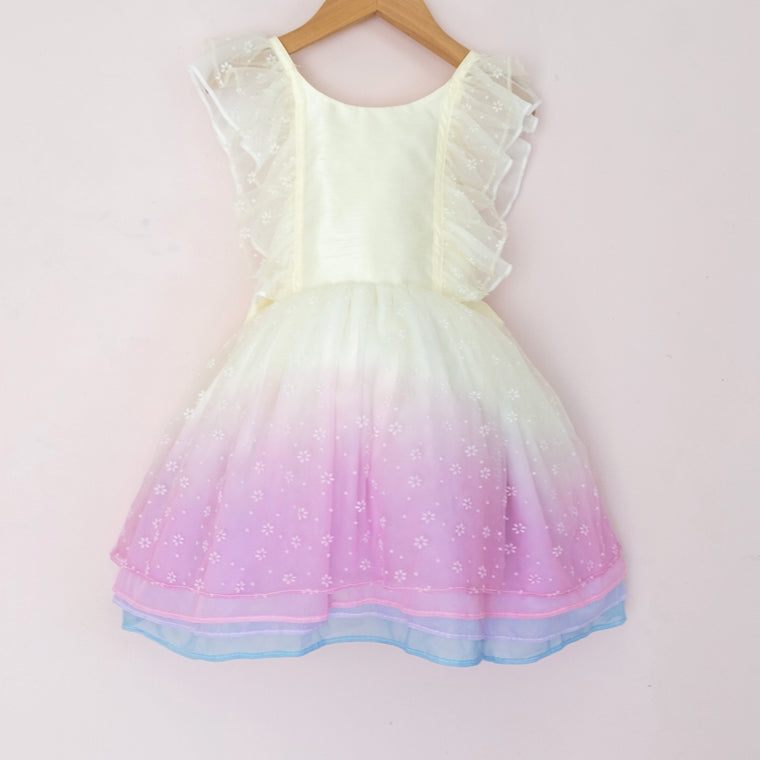 Pastel Rose Floral Unicorn Shortie