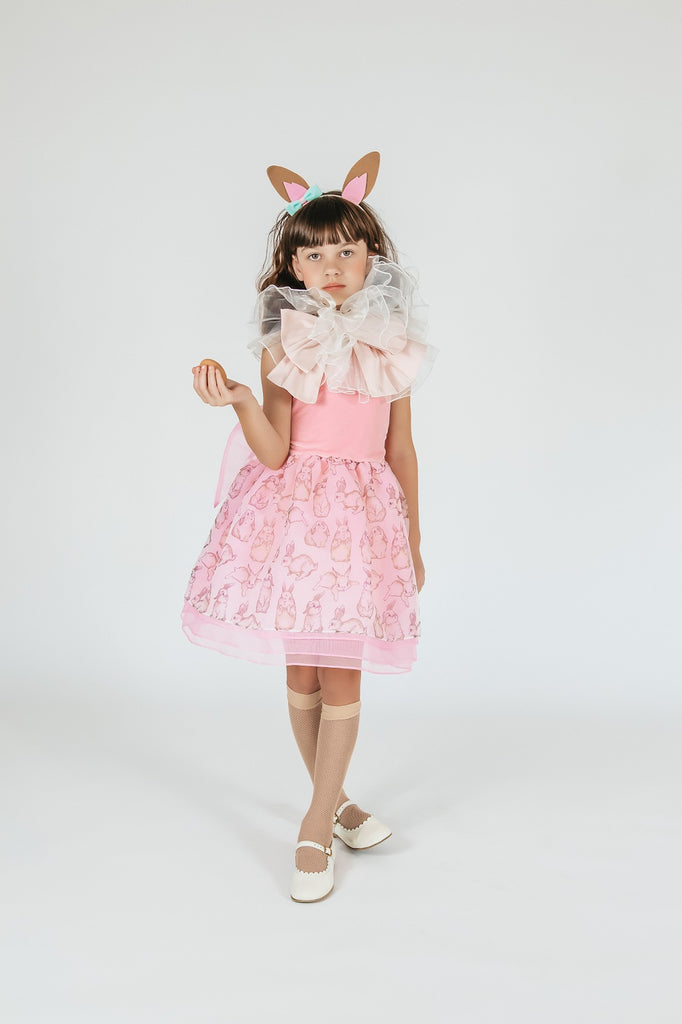 Spring Bunnies Organza Shortie