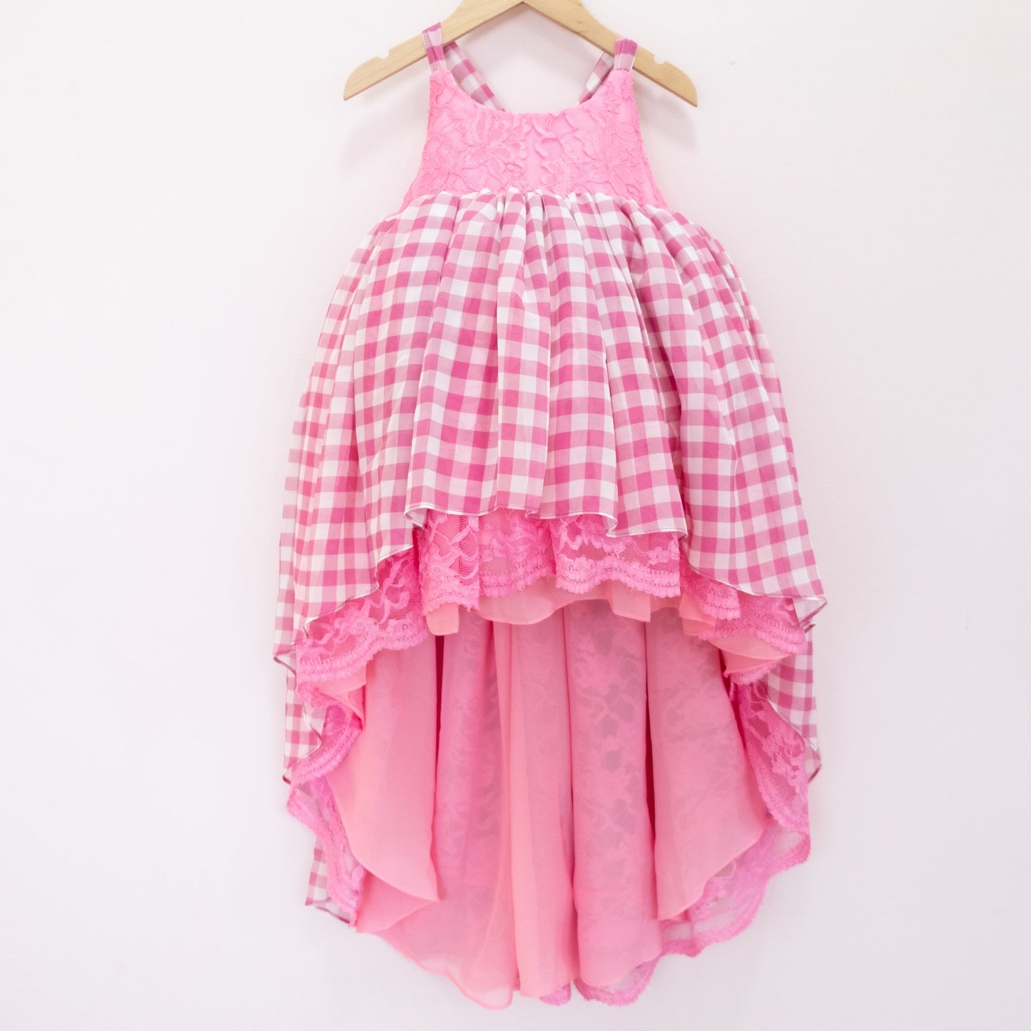 
                  
                    Pink Gingham Eliza - Material Flaw
                  
                