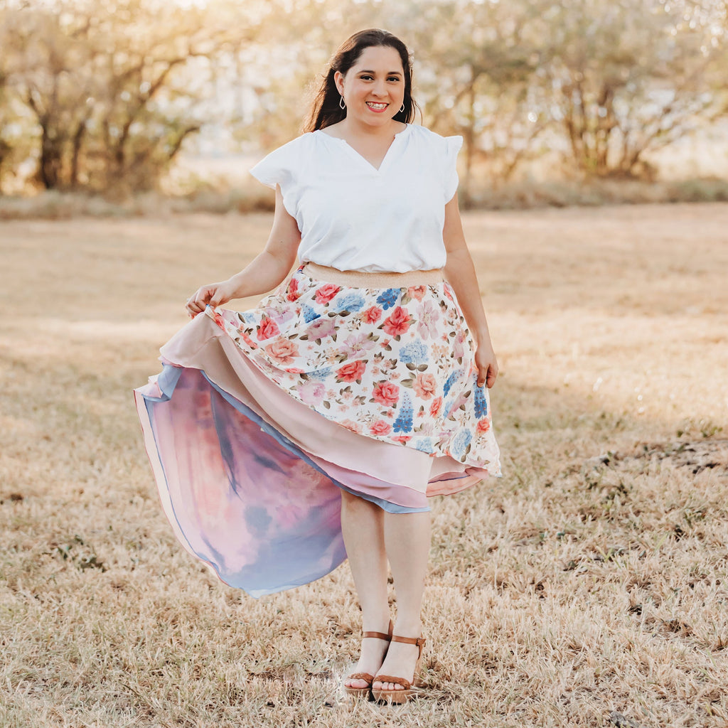 Women's Bouquet Skirt - Material Flaw