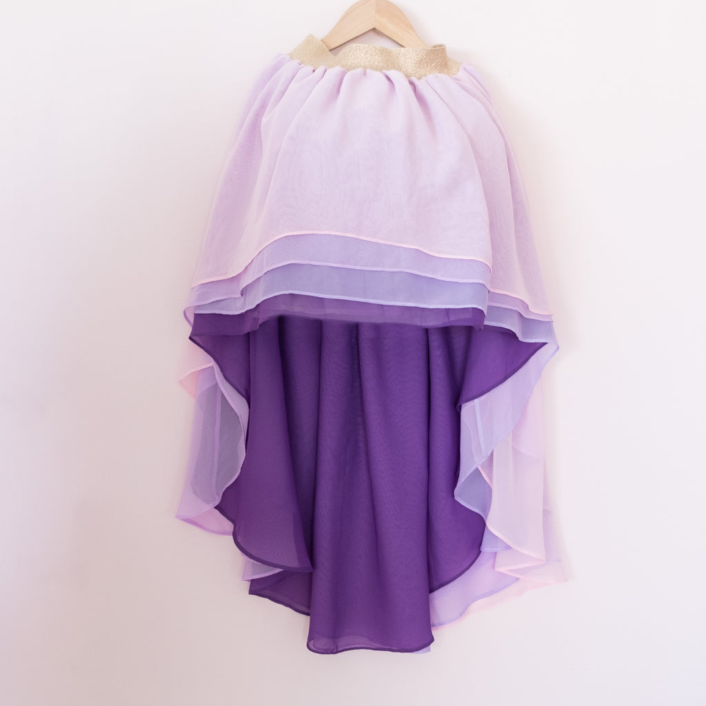 Lavender Ombre Chiffon Skirt